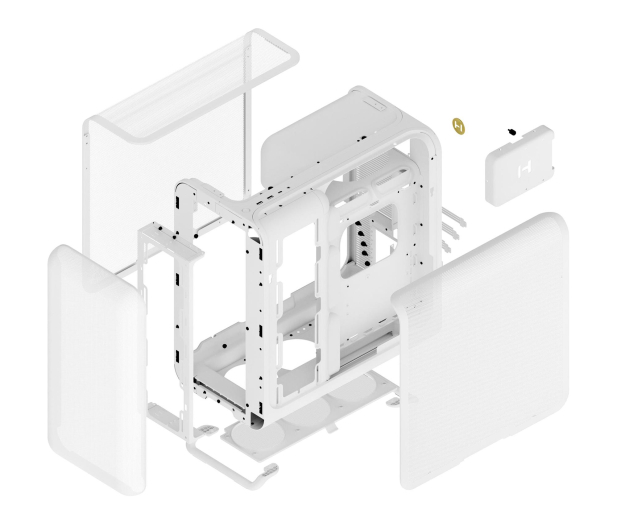 Hyte X50 Mesh White CS-HYTE-X50A-WW - 1371673 - zdjęcie 8